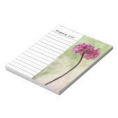 Dringend roos in roze notitieblok (Gedraaid)