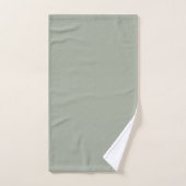 Dringend staal Solid Color Bad Handdoek (Handdoek)