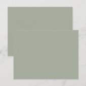 Dringend staal Solid Color Briefkaart (Voorkant / Achterkant)