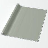 Dringend staal Solid Color Cadeaupapier (Uitgerold)