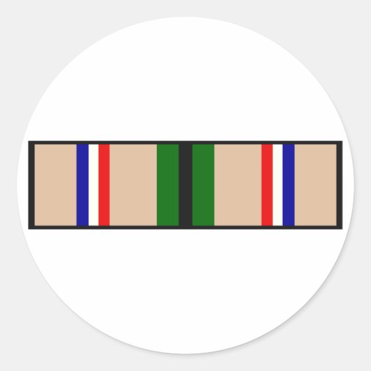 Dringend Storm Ribbon Ronde Sticker (Voorkant)