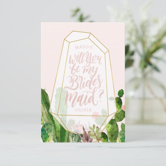 Dringend succes mijn briefkaart (Staand voorkant)