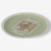 Dringende cactus ventilator papieren bordje (Gekanteld)