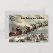 Dringende Levering van Northpole Kaart (Voorkant / Achterkant)