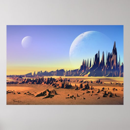 Dringende manen poster (Voorkant)