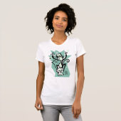 Drink aap op Mok Skull Tiki T-shirt (Voorkant volledig)