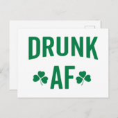 Drink AF Funny Quote Briefkaart (Voorkant / Achterkant)