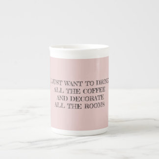 Drink alle koffie-Mok Porselein Kop