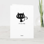 Drink Alone Funny  Verjaardag Kaart (Achterkant)