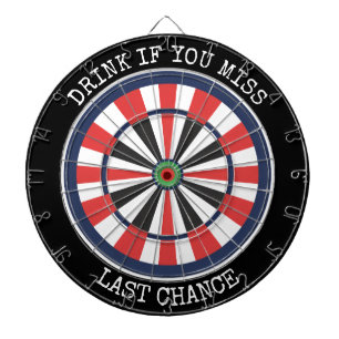 Drink Als Je Mist Grappige Dartbord Bar Decor