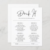 Drink Als | VRIJGEZELLENFEEST (Voorkant / Achterkant)