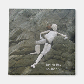 Drink baai bij Salt Pond, St.John, Maagdeneilanden Magneet