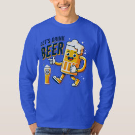 DRINK BEER DESIGN T-SHIRT