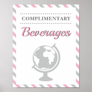 Drink Beverages Travel Airline Party Poster