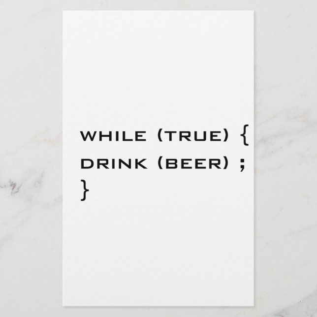 Drink bier (Voorkant)