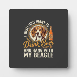 Drink Bier Beagle Hond Ambachtelijk Ale Fles Hoppe Fotoplaat