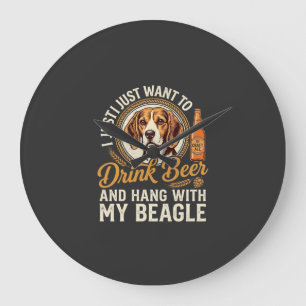 Drink Bier Beagle Hond Ambachtelijk Ale Fles Hoppe Grote Klok