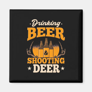 Drink bier en jaagster magneet