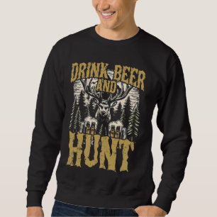 Drink bier en jacht geschenken voor jagers bierlie trui