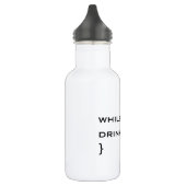 Drink bier waterfles (Links)