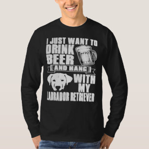 Drink Bierhanger Met Labrador Retriever Dog T-shirt