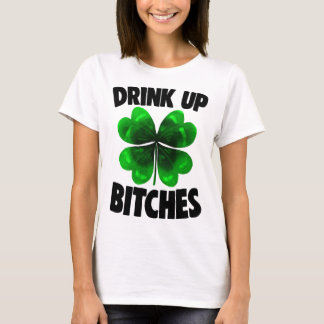 Drink bitchs op dag van de seksespecifieke vrouwen t-shirt