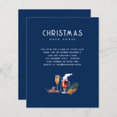 Drink blauw kerstfeest (Voorkant / Achterkant)