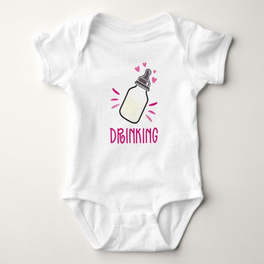 "Drink" Buddies Twins Romper (Voorkant)