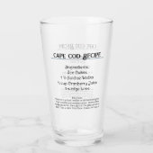 Drink Cape Cod Recipe Glas (Achterkant)