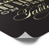 Drink Champagne en Dans op de Tables Art Print (Hoek)