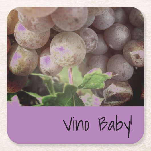 Drink Coasters Vierkante Kartonnen Onderzetter (Voorkant)