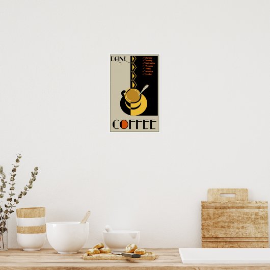 Drink Coffee Poster (Keuken)