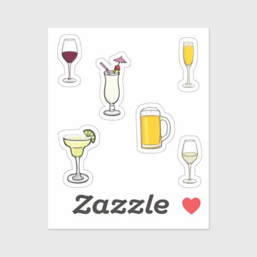 Drink collectie sticker (Vel)
