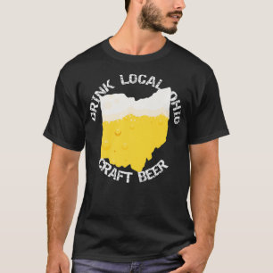 Drink Craft Beer Ohio Drink Lokale premie T-shirt
