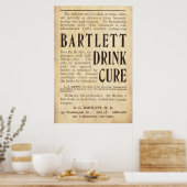 Drink Cure Ad vanaf 1899 Poster (Keuken)
