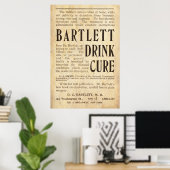 Drink Cure Ad vanaf 1899 Poster (Thuiskantoor)