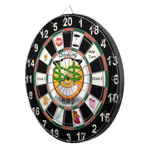 Drink Dart Board Game 3 Dartbord (Voorkant Rechts)