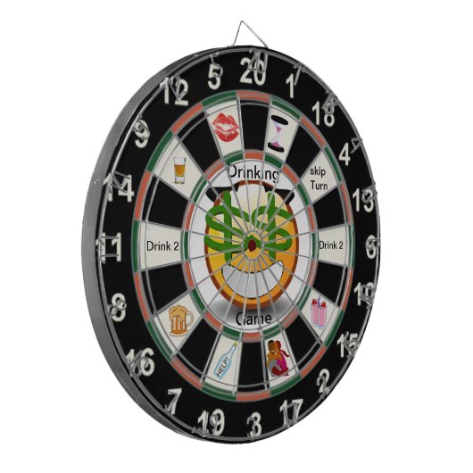 Drink Dart Board Game 3 Dartbord (Voorkant Links)