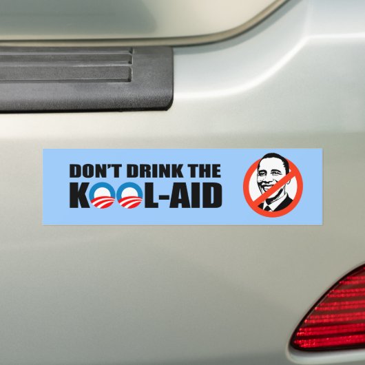Drink DE KOOL-STEUN NIET Bumpersticker (Op auto)
