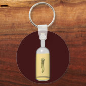 Drink de Tequila Worm niet Sleutelhanger (Voorkant)