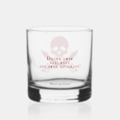"Drink Diep, Vaar Snel" Glaswerk Whiskeyglas Whisky Glas (Achterkant)