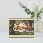 Drink door de rivier briefkaart (Staand voorkant)