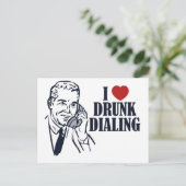 Drink draaien briefkaart (Staand voorkant)