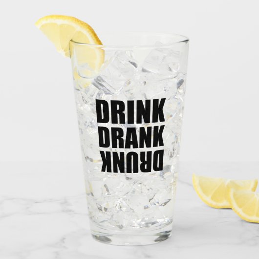 Drink Drink Drink Glas (Voorkant ijs)