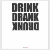 Drink Drink Drink Sticker (Vel)
