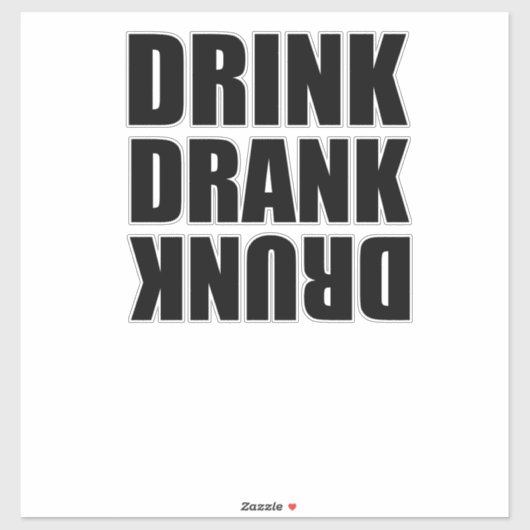 Drink Drink Drink Sticker (Vel)