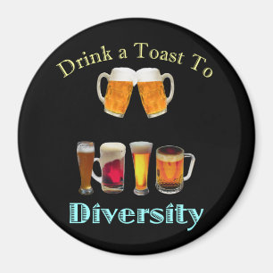 Drink een Toast aan Diversiteit Magneet