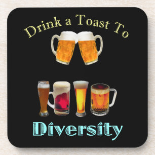 Drink een Toast aan Diversiteit Onderzetter