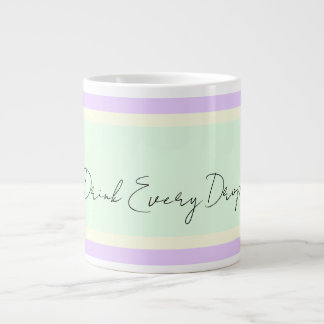 Drink elke druppel jumbo extra grote beker