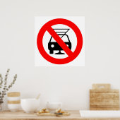 Drink en besturing niet poster (Keuken)